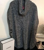 Plus size Side button sweater