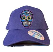 Embroidered Skull Patch Baseball Cap