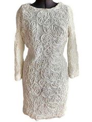 NWT Glamorous White Embroidered Bodycon Dress Sz S