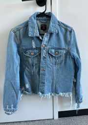 Twelve By Ontwelfth Distressed Denim Jacket