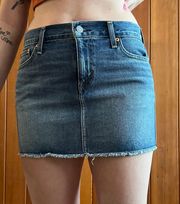 Denim Mini Skirt