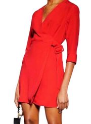 Wrap Buckle Mini Dress