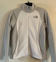 The North Face Khumbu Fleece Jacket Women’s Size XS White And Gray