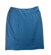 Cabi Womens Skirt Pencil Pacific Blue Turquoise Sigourney Career Pockets Size 6