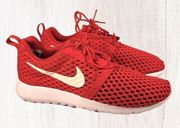 Nike  Roshe One Flight Weight Women’s University Red Sneaker SZ 7.5