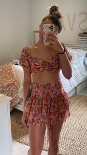 Floral Two Piece Matching Set