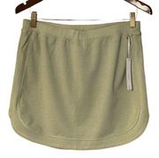 Sundays NYC Sage Green Elastic Waist Mini Skirt Size 2 Medium NWT