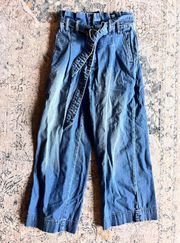 Pilcro Belted Paperbag Jeans 