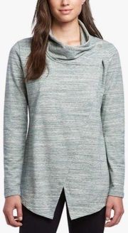 Cute Danskin French Terry Bliss Split Wrap Sweatshirt!