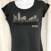 New York & Company Black T shirt