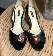 BEAUTIFUL D’ORSAY STYLE PUMPS ANIMAL PRINT 7.5. FREE SHIPPING 