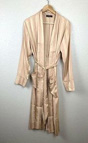 OnTwelfth Satin Stripe Duster Cardigan Robe