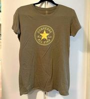 XL Converse T-Shirt Chuck All Star GreenIsh Khaki