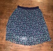 Lularoe Jill layered semi sheer elastic waist 2x modest skirt