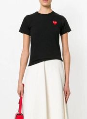 Comme Des Garçons Play Heart Logo Short Sleeve Tee Size M