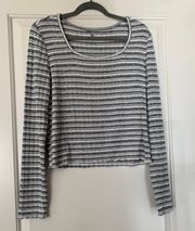 Stripped Ribbed Shirt