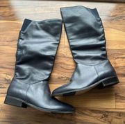 Hunt club leather tall boots 11
