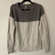 Margaret O’Leary Lambswool Angora Cashmere Blend Pull Over Cable Knit Sweater S