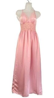 Vintage Maxi Night Gown Jennifer Moore Yume Kawaii Pink Princess Lingerie