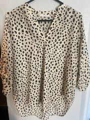 Leopard Print Blouse