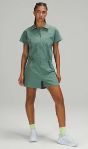 Stretch Ribbed Romper