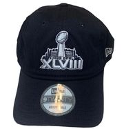 New Era 9Twenty Adjustable Black Super Bowl XLVIII 48 Baseball Hat