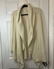 Seven7 cream cardigan xxl