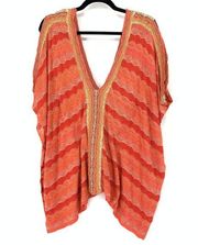 Anthropologie Cecilia Prado Sweater Womens Approx XS/S Multicolor Knit Poncho