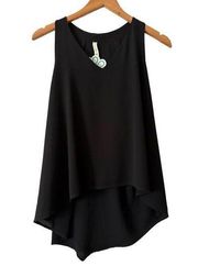 TYCHE All My Life Tank Black Small NWT