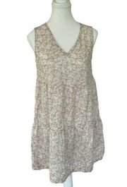 Rachel Zoe 100% Linen floral Prairie Dress - Extra Small