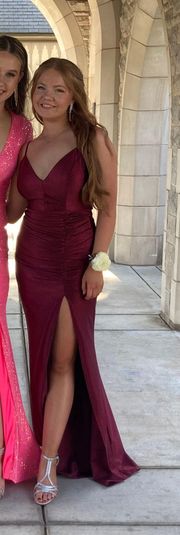 Maroon Prom Dress