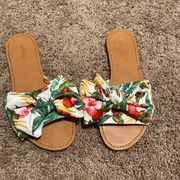 Floral sandals