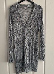 Express Edition Space Dyed Swim Coverup Dress Blue Size XL