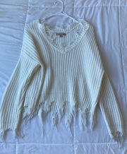 Distressed Sweater