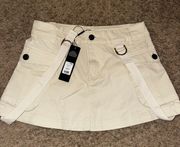 Tan Cargo Skirt