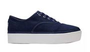 Cordones Boardwalk Platform Sneakers Navy Blue Lace Up Women's Size 11