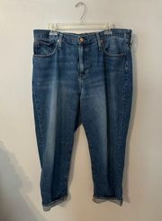 J Crew Slouchy Boyfriend Jeans, Size 33