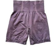 Purple Seamless Workout Shorts size Medium Sparkly Athletic Sporty Cute