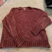 Seven maroon pink soft sweater