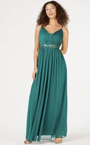 Macy’s Emerald Green Prom Dress 