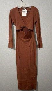 A.L.C. Madison Dress in Terracotta size large NWT