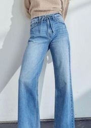 KanCan USA KanCan high rise flare blue jeans