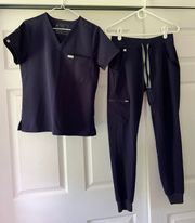 Navy Scrub Set