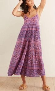 Spell & The Gypsy Journey Strappy Maxi Dress in Mulberry