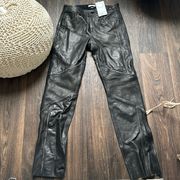 Esprit Leather Biker Pants