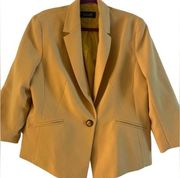 NWOT Black Label by Evan Picone Gold Blazer Size 10