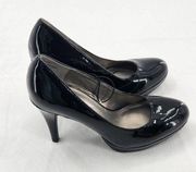 Worthington Womens Jean Round Toe Stiletto Heel Pumps BLACK SIZE 6