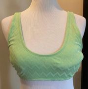 Xhilaration Juniors Large Mint Green Bikini Top