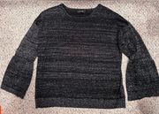 Black and Silver sweater size 2X