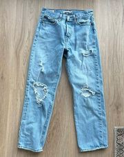 Levi’s Levi wedgie straight jean sz 26